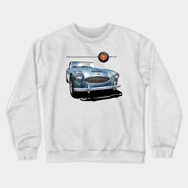 Austin Healey Mk 2 Crewneck Sweatshirt by Midcenturydave